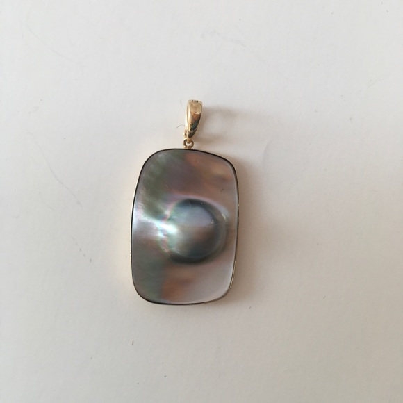 ***SOLD*** 14k SoSea Mabe pearl enhancer pendant - Picture 7 of 9